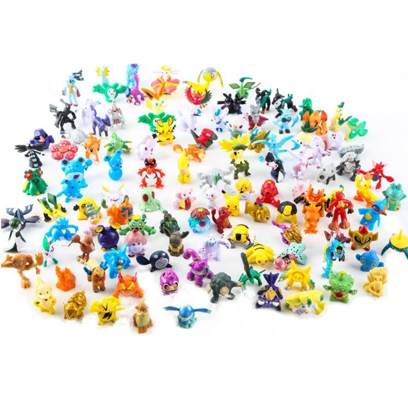Anime Merchandise Figure - 2-3 سنتيمتر البوكيمون أنيمي الشكل بيكاتشو