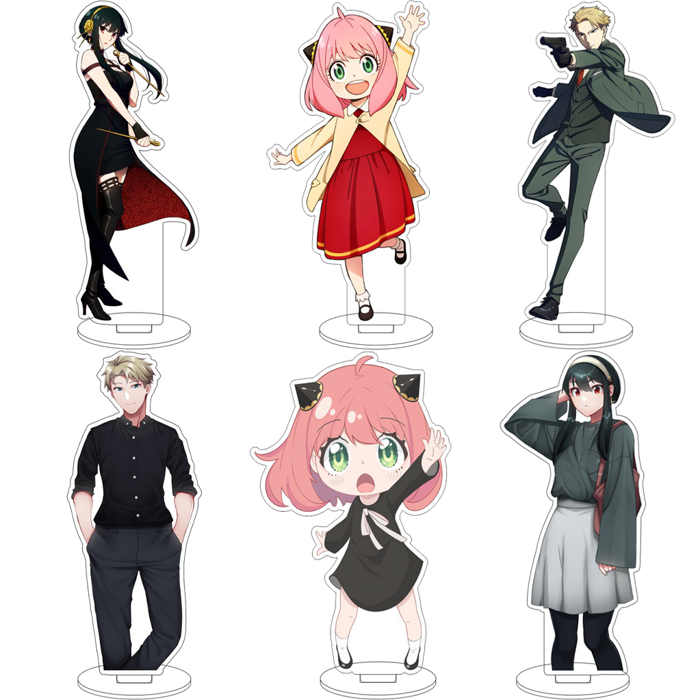 Anime Merchandise Accessories - تماثيل أكريليك أنمي SPY×FAMILY بطول 16