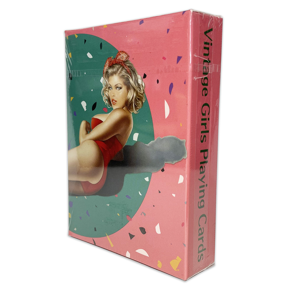 الأمريكية الرجعية مثير سيدة جم - مراجعة Themed Playing Card وسعره